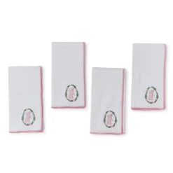 Two's Company Enchanted Bunny Napkin Set