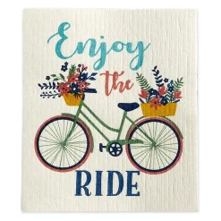 Design Imports Enjoy the Ride Swedish Dishcloth