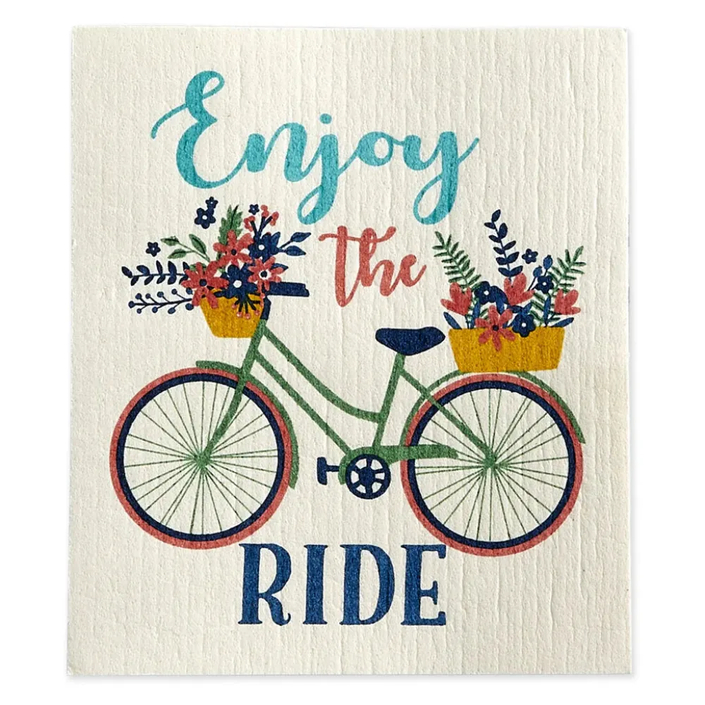 Design Imports Enjoy the Ride Swedish Dishcloth