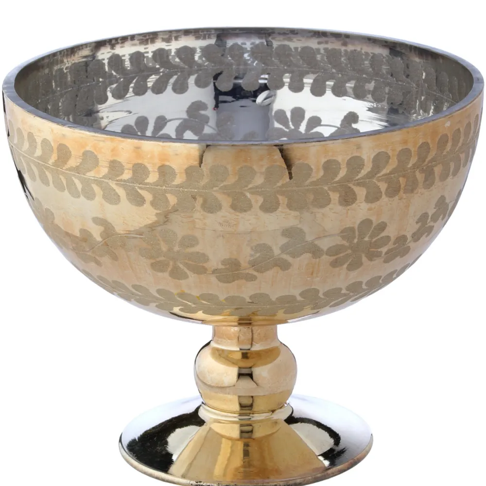 Regency Etched Pedestal Bowl