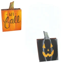 The Round Top Collection Fall & Halloween Reversible Pumpkin Sitter