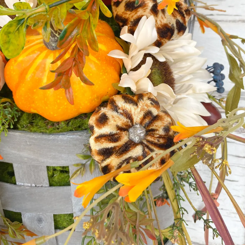Liberty Floral Fall Sunflower Rose Pick