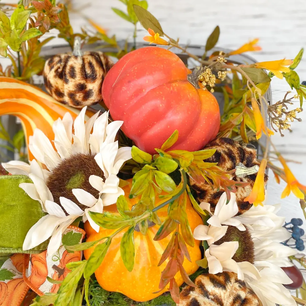 Liberty Floral Fall Sunflower Rose Pick