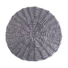 Beatriz Ball Faux Wicker Placemats, Gray