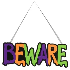 Craig Bachman Felt Beware Sign
