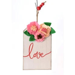 Direct Export Co. Felt Floral Love Sign