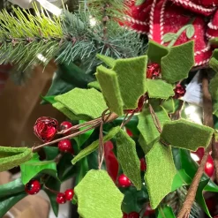 Direct Export Co. Felt Holly Berry Spray