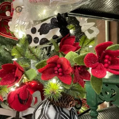 Direct Export Co. Felt Poinsettia Spray