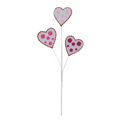 Craig Bachman Felt Polkadot Heart Spray, 24.5"