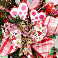 Craig Bachman Felt Polkadot Heart Spray, 24.5