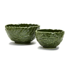 Two's Company Fern Leaf Bowl