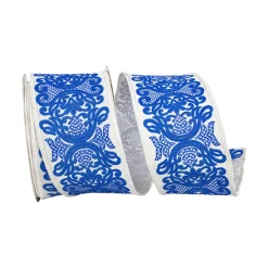 Reliant Ribbon Filigree Chinoiserie Ribbon, 2.5" X 10YD