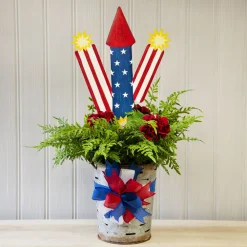 The Round Top Collection Firecrackers & Rocket Stake