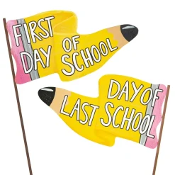 The Round Top Collection First & Last Day Of School Reversible Flag