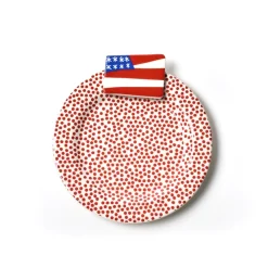 Happy Everything Flag Embellishment Plate by !