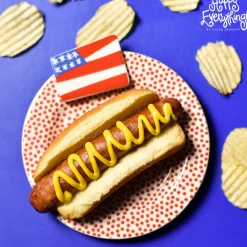 Happy Everything Flag Embellishment Plate by !