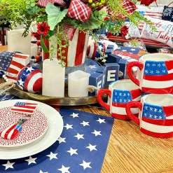 Happy Everything Flag Shaped Mug by !