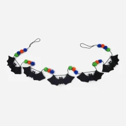 180 Degrees Flocked Bat Garland