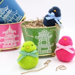 Trade Cie Flocked Bow Chick