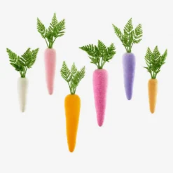 180 Degrees Flocked Colored Carrot
