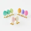 180 Degrees Flocked Egg with Feet