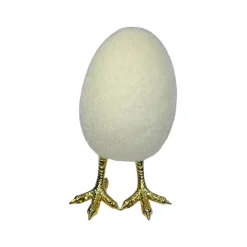 180 Degrees Flocked Egg with Feet