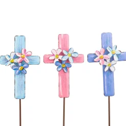 The Round Top Collection Floral Cross