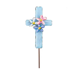 The Round Top Collection Floral Cross