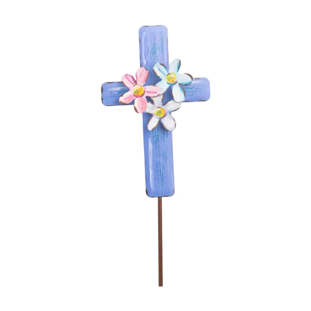 The Round Top Collection Floral Cross
