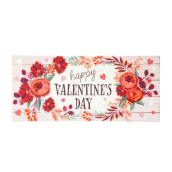 Evergreen Floral Happy Valentine's Day Sassafras Switch Mat