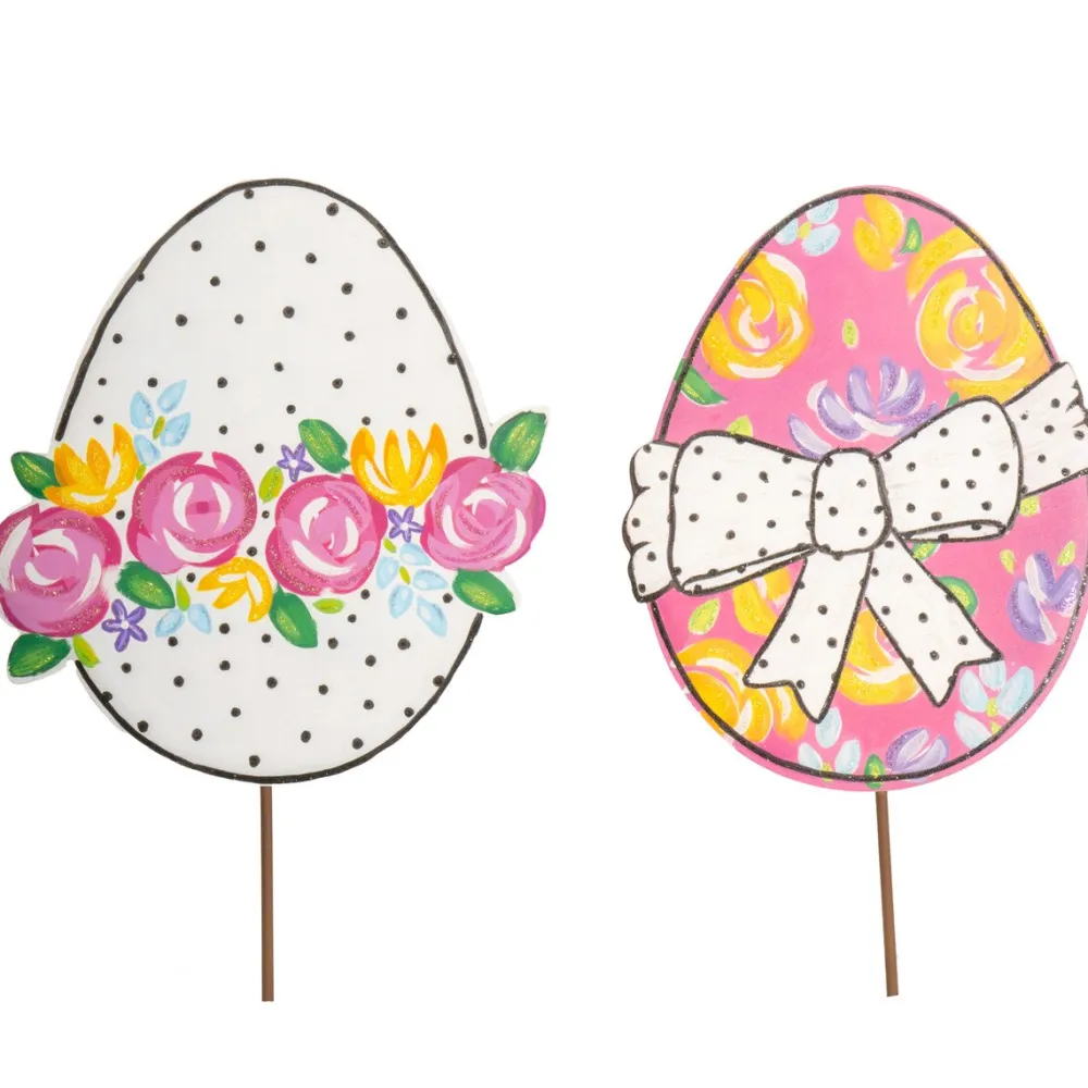 The Round Top Collection Floral Polka Dot Egg