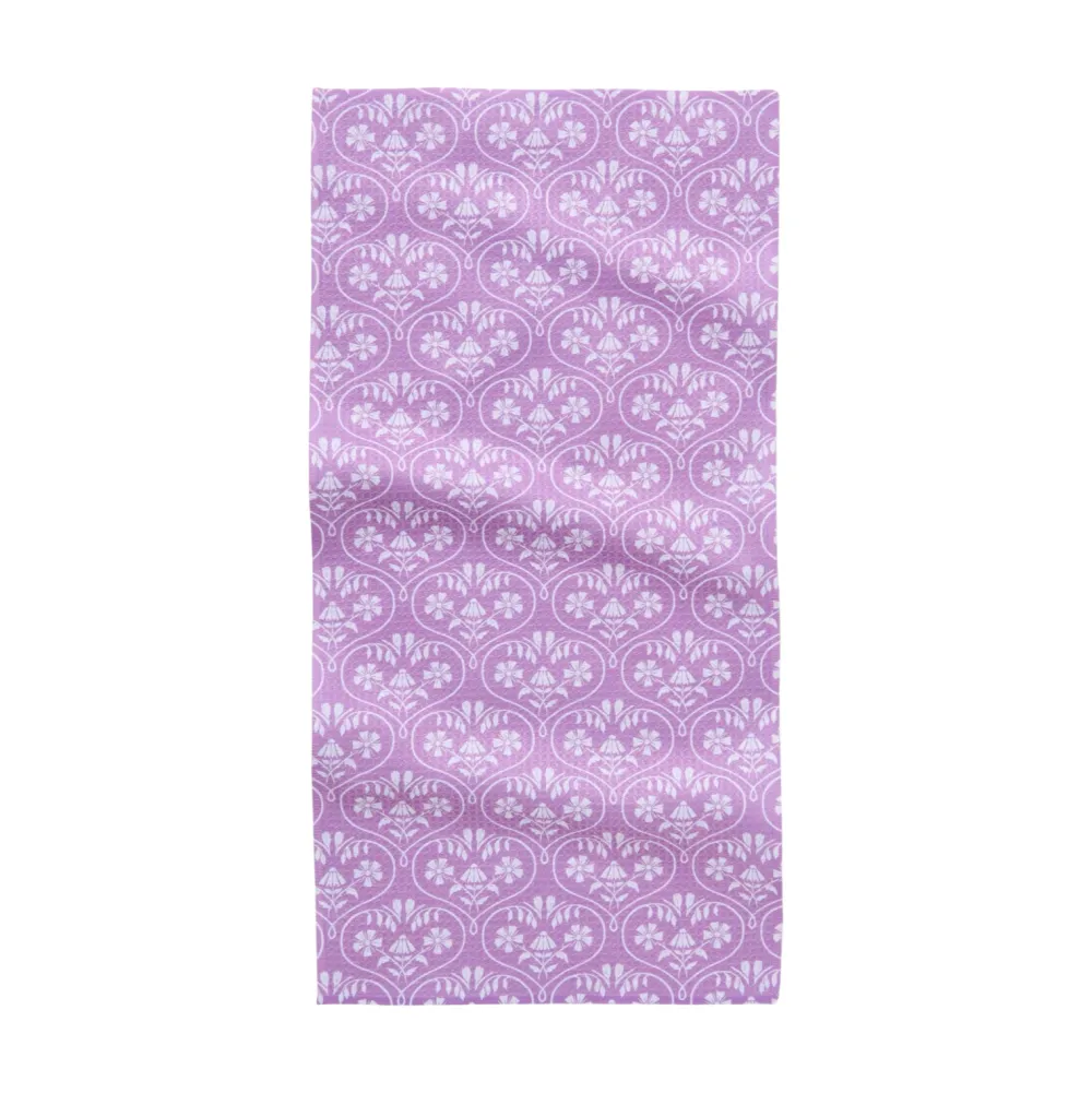 Geometry Floral Vine Hearts Bar Towel