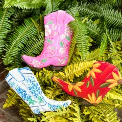 The Round Top Collection Flower Boot