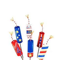 The Round Top Collection Fourth of July Frenzy Stake