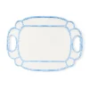 Two's Company French Blue Bamboo Platter