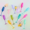 Glitterville Frosted Champagne Flute by