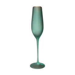 Glitterville Frosted Champagne Flute by