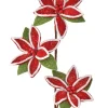 Regency Frosty Felt Poinsettia Spray, 23"