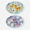 180 Degrees Fruit and Floral Design Platter