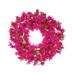 Regency Fuchsia Bougainvillea Wreath, 22"