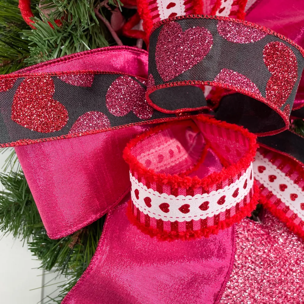 Farrisilk Fuchsia Luster Ribbon, 4"X10YD