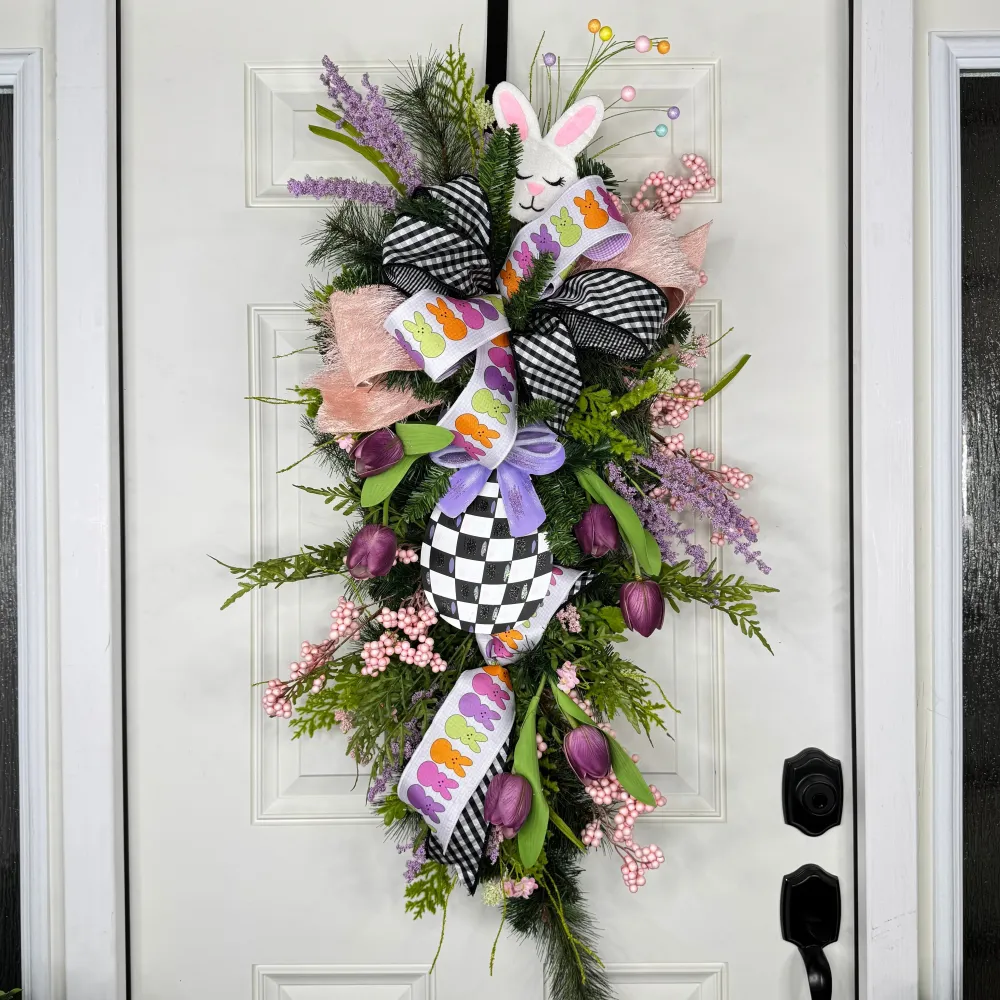 Miss Cayce's Funky Fresh Easter Teardrop