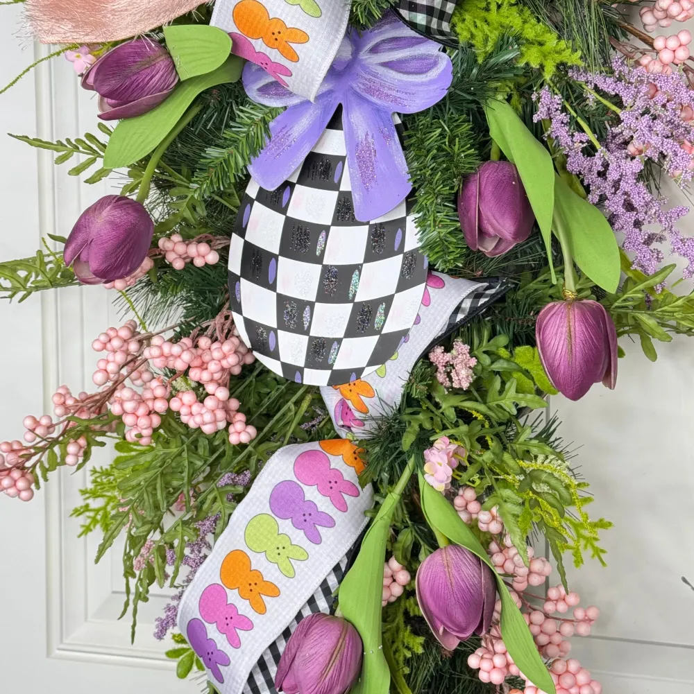 Miss Cayce's Funky Fresh Easter Teardrop