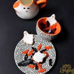 Happy Everything Ghost Embellishment Plate by !