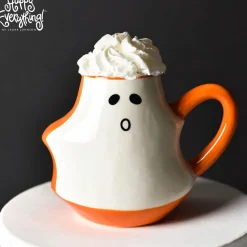 Happy Everything Ghost Shaped Mug by !