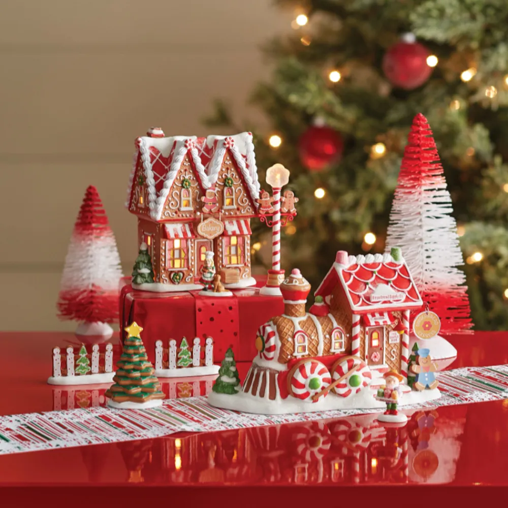 Department 56 Gingerbread Button Treats, Dept. 56 Village
