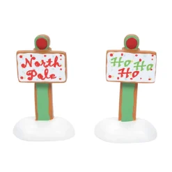 Department 56 Gingerbread Christmas Sign Set Dept. 56 Village