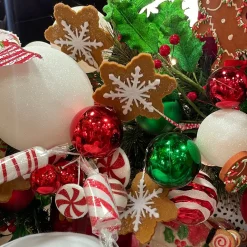 Kurt S. Adler Gingerbread Star Spray, 28"