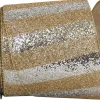 Reliant Ribbon Glitter Bar Duo Ribbon, 4" X 10YD