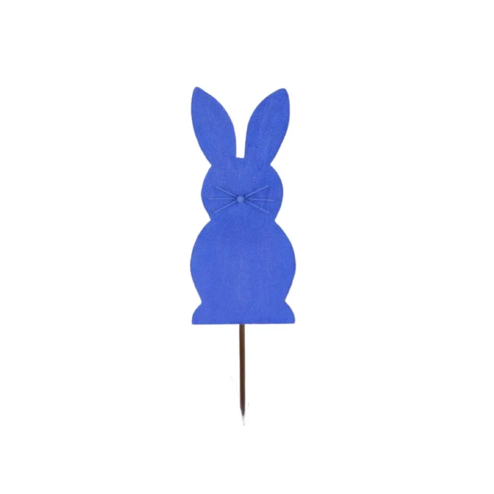 The Round Top Collection Glitter Bunny Stake Set